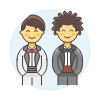 Gay Marriage 1 Illustration from UX Colors Set