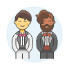 Gay Marriage 2 Illustration from UX Colors Set