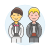 Gay Marriage 3 Illustration from UX Colors Set