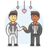 Gay Marriage 3 Illustration from UX Colors Set