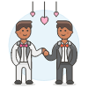 Gay Marriage 4 Illustration from UX Colors Set
