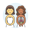 Lesbian Wedding 11 Illustration from UX Colors Set