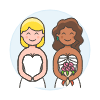 Lesbian Wedding 16 Illustration from UX Colors Set