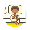 Bedtime 2 3 Illustration from UX Colors Set