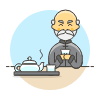 Chinese Tea Time 1 Illustration from UX Colors Set