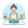Meditation 2 2 Illustration from UX Colors Set