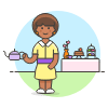 Tea Time 2 2 Illustration from UX Colors Set