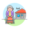 Retirement 2 2 Illustration from UX Colors Set