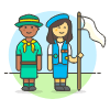Scout Patron Group 10 illustration - Free transparent PNG, SVG. No sign up needed.