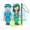 Scout Patron Group 9 illustration - Free transparent PNG, SVG. No sign up needed.