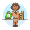 Package Manager 4 Illustration from UX Colors Set