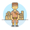 Package Manager 5 Illustration from UX Colors Set