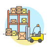 Forklift 3 Illustration from UX Colors Set
