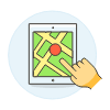 Point Location 1 Illustration from UX Colors Set