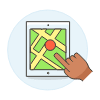 Point Location 2 Illustration from UX Colors Set