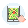 Point Location 3 Illustration from UX Colors Set