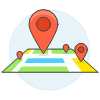 Pin On Map 1 illustration - Free transparent PNG, SVG. No sign up needed.