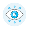 Click Revenue Eye Illustration from UX Colors Set