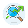 Increase Search Illustration from UX Colors Set