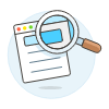 SEO Document Illustration from UX Colors Set