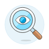 View Count Magnify Illustration from UX Colors Set