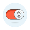 Bluetooth Disable Illustration from UX Colors Set