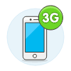 3 G Signal Illustration from UX Colors Set | Free Download as SVG Vector and Transparent PNG | Streamline illustrations