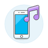 Audio Player Illustration from UX Colors Set