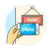 Camera Instant Translation 1 Illustration from UX Colors Set