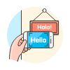 Camera Instant Translation 3 Illustration from UX Colors Set