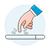 Tap Phone 2 1 Illustration from UX Colors Set