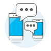 Chatting 2 Illustration from UX Colors Set