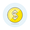 Dollar Illustration from UX Colors Set