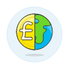 Pound World Illustration from UX Colors Set