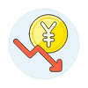 Yen Yuan Decreasing Illustration from UX Colors Set
