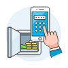 Money App Pin 1 Illustration from UX Colors Set