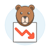 Bear Market 2 Illustration from UX Colors Set