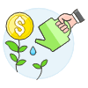 Money Watering 1 illustration - Free transparent PNG, SVG. No sign up needed.