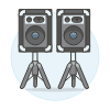 Speakers 1 Illustration from UX Colors Set