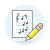 Sheet Note 1 Illustration from UX Colors Set