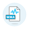 File Sound Wma Illustration from UX Colors Set