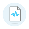Format File Sound Illustration from UX Colors Set