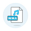 Format File Wma Illustration from UX Colors Set