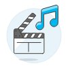 Soundtrack Illustration from UX Colors Set