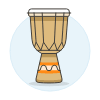 Instruments Drum 2 Illustration from UX Colors Set