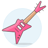 Instruments Guitar 3 Illustration from UX Colors Set