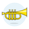 Instruments Trumpet Illustration from UX Colors Set