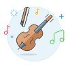 Instruments Violin Illustration from UX Colors Set
