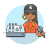 Artist Equalizer 2 Illustration from UX Colors Set