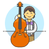 Musicians Orchestra 5 Illustration from UX Colors Set
